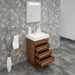 Casa Mare Domenico 24" Bathroom Vanity and Ceramic Sink Combo with LED Mirror