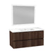 ANZZI Conques 39" x 20" Dark Brown Solid Wood Single Bathroom Vanity Set VT-MRCT39-DB