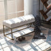 New Pacific Direct Darius Fabric Bench 3900029-279