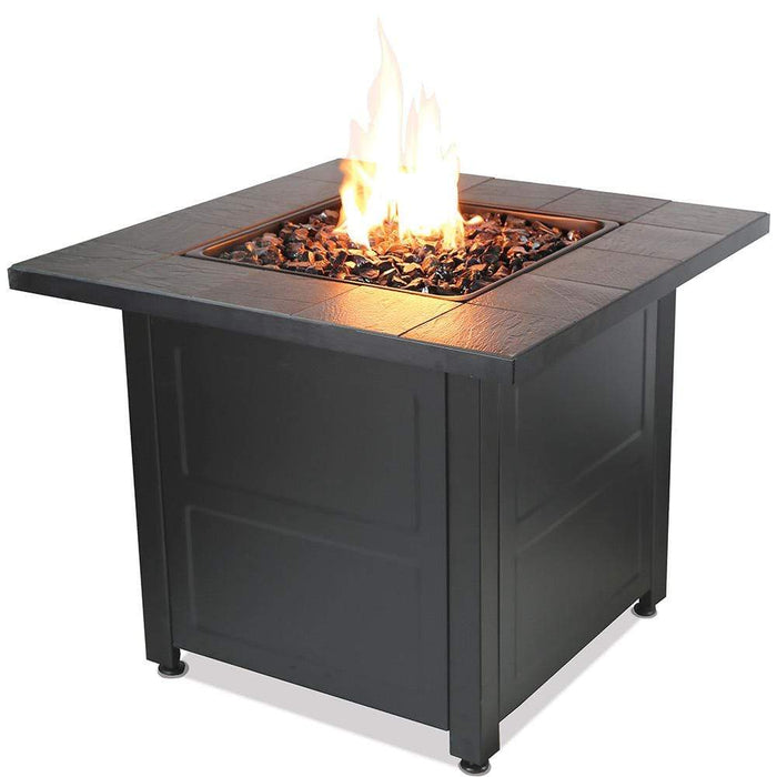 Endless Summer LP Gas Outdoor Fire Table with Stamped Tile Design GAD1499M