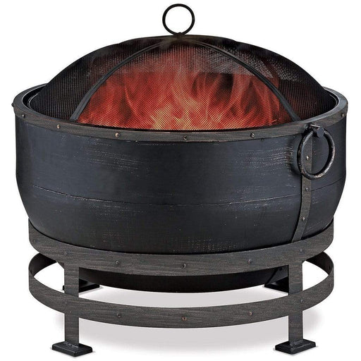 Endless Summer Oil Rubbed Bronze Wood Burning Outdoor Firebowl with Kettle Design WAD1579SP