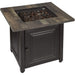 Endless Summer The Burlington, LP Gas Outdoor Fire Pit with Printed Resin Mantel GAD15285SP