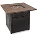 Endless Summer The Donovan, Dual Heat LP Gas Outdoor Fire Pit/Patio Heater with Wood Look Resin Mantel GAD19102ES