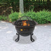 Endless Summer Oil Rubbed Bronze Wood Burning Outdoor Firebowl with Stars And Moons WAD1081SP