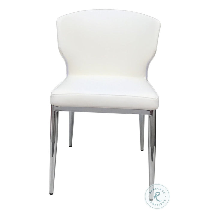 Bellini Modern Living Eton Dining Chair in White Eton WHT