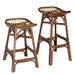 New Pacific Direct Beyla Rattan Backless Saddle Counter Stool 2400005