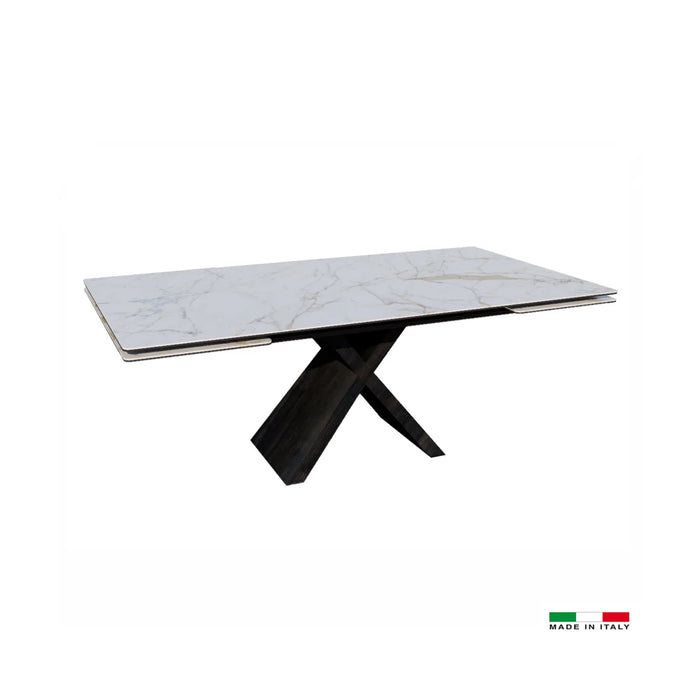 Bellini Modern Living Fargo Extendable Table White Fargo DT WHT