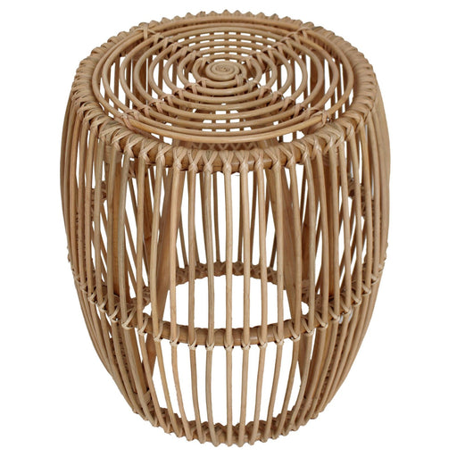New Pacific Direct Keegan Round Rattan End Table 4900016