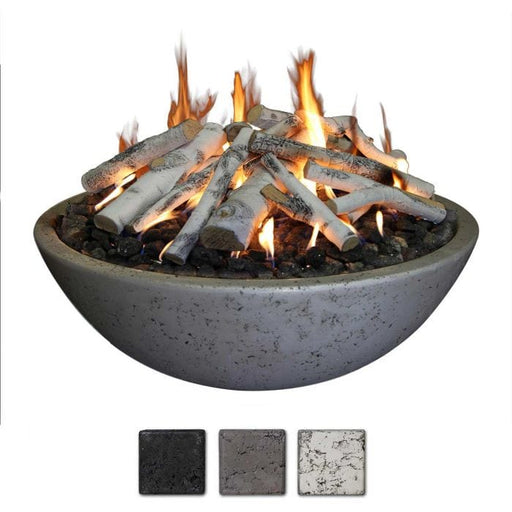 Grand Canyon FB4816-R Concrete Fire Bowl 48x16-Inch with Ring Burner