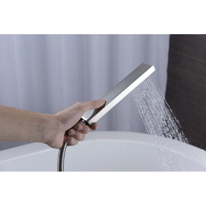 ANZZI Angel Series 2-Handle Clawfoot Tub Faucet with Euro-Grip Handheld Sprayer