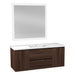 ANZZI Conques 48" x 20" Dark Brown Solid Wood Single Bathroom Vanity Set VT-MR4CT48-DB