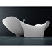 ANZZI Cielo Series 79" x 55" Freestanding Matte White Bathtub FT-AZ512