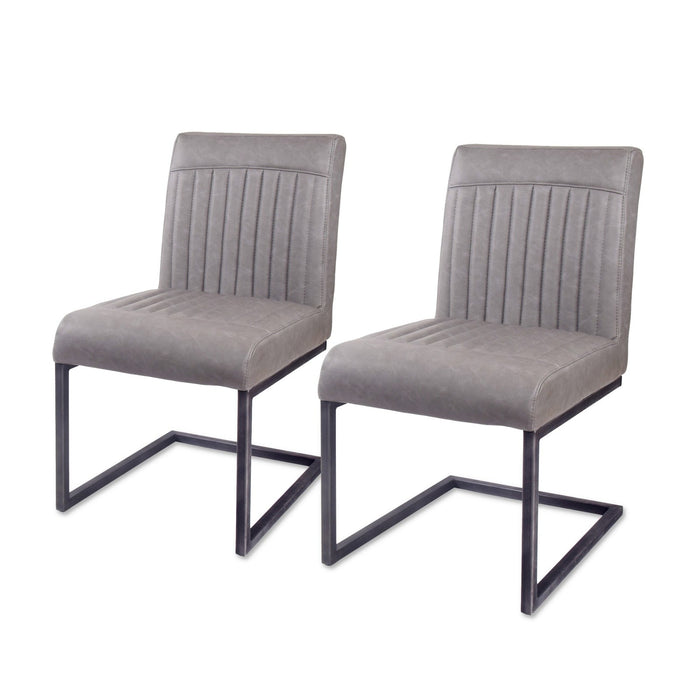 New Pacific Direct Ronan PU Leather Dining Chair, Set of 2 1060002-216