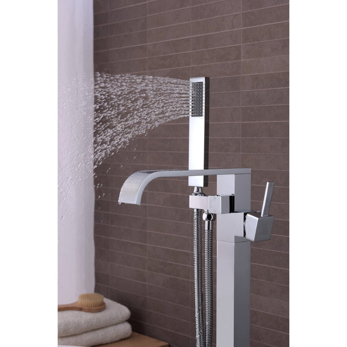 ANZZI Angel Series 2-Handle Clawfoot Tub Faucet with Euro-Grip Handheld Sprayer