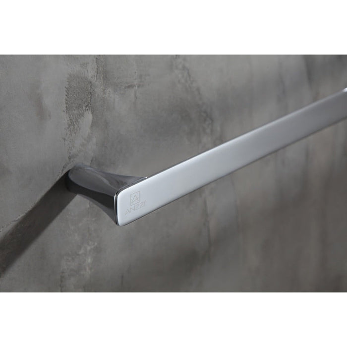 ANZZI Essence Series 25" Wall-Mounted Single Towel Bar