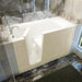 MediTub Walk-In 30 x 60 Left Drain Biscuit Whirlpool Jetted Walk-In Bathtub 3060WILBH