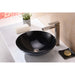 ANZZI Jonas Series 17" x 17" Deco-Glass Round Vessel Sink with Polished Chrome Pop-Up Drain