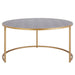 New Pacific Direct Anza Faux Shagreen Nesting Coffee Table Set of 2 1600043