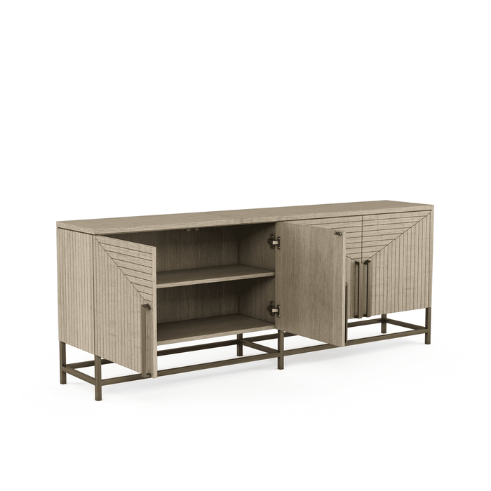 A.R.T. Furniture North Side Entertainment Console In Brown 269422-2556