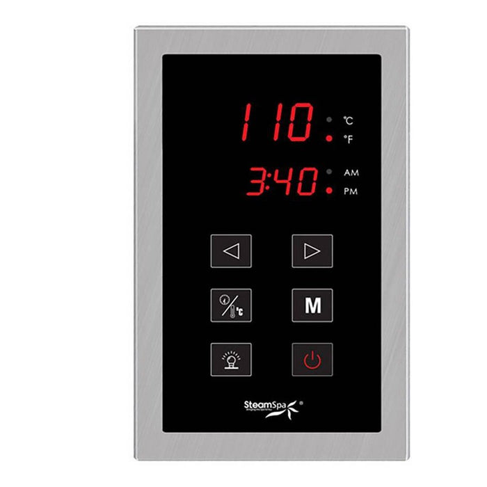 Indulgence Touch Panel Control Kit in Brushed Nickel INTPKBN