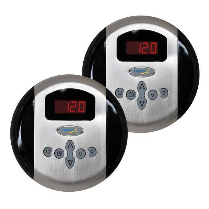 SteamSpa Royal 4.5 KW QuickStart Acu-Steam Bath Generator Package in Polished Chrome RY450CH