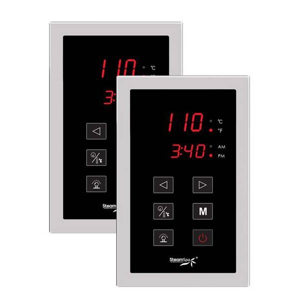 SteamSpa Royal Touch Panel Control Kit in Chrome RYTPKCH2