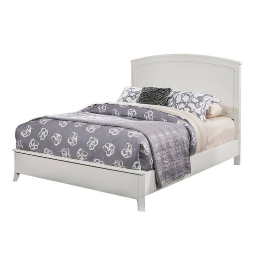 Alpine Furniture Baker Queen Panel Bed, White 977-W-01Q