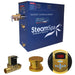 SteamSpa Oasis 4.5 KW QuickStart Acu-Steam Bath Generator Package with Built-in Auto Drain in Polished Gold OA450GD-A