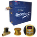 SteamSpa Oasis 9 KW QuickStart Acu-Steam Bath Generator Package with Built-in Auto Drain in Polished Gold OA900GD-A