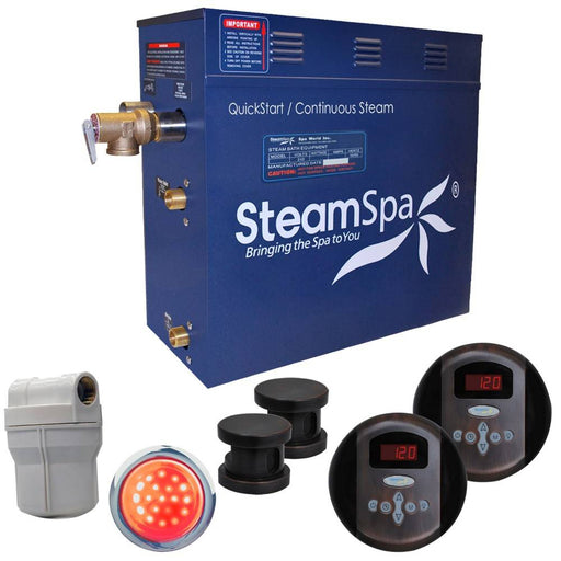 SteamSpa Royal 10.5 KW QuickStart Acu-Steam Bath Generator Package in Oil Rubbed Bronze RY1050OB