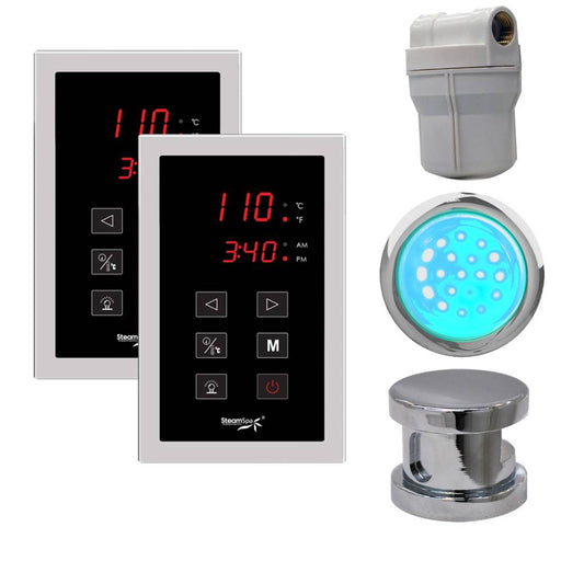 SteamSpa Royal Touch Panel Control Kit in Chrome RYTPKCH