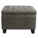 New Pacific Direct Julian Rectangular Bonded Leather Storage Ottoman 194424B-V04