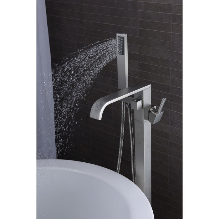 ANZZI Angel Series 2-Handle Clawfoot Tub Faucet with Euro-Grip Handheld Sprayer