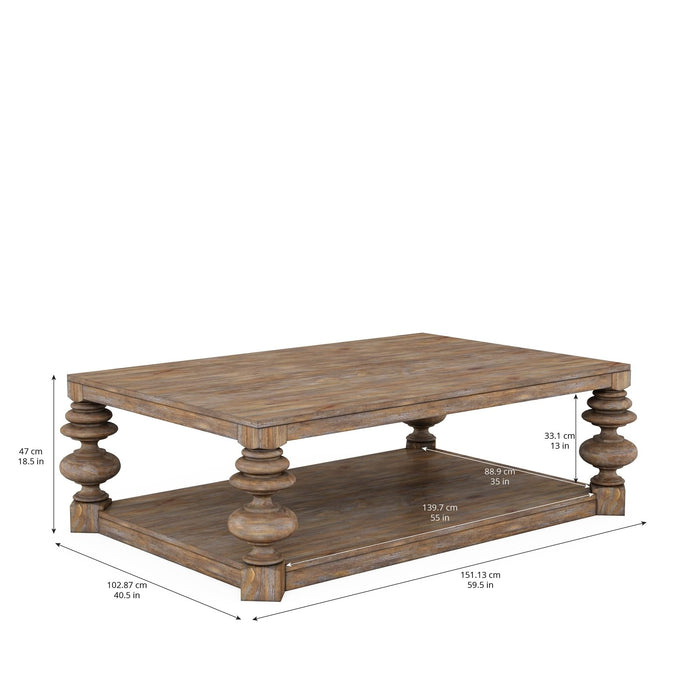 A.R.T. Furniture Architrave Rectangular Cocktail Table In Brown 277300-2608