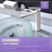 ANZZI Enti Series 9" Single Hole Bathroom Sink Faucet in Brushed Nickel Finish L-AZ096BN