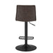 New Pacific Direct Jayden PU Leather Low back Gaslift Bar Stool, Set of 2 9300039-238