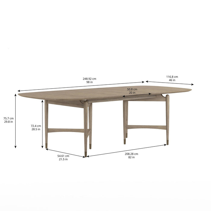 A.R.T. Furniture Finn Rectangular Dining Table In Light Brown 313220-2803