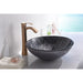 ANZZI Jonas Series 17" x 17" Deco-Glass Round Vessel Sink with Polished Chrome Pop-Up Drain