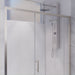ANZZI Halberd Series 48" x 72" Framed Rectangular Sliding Shower Door with Tsunami Guard