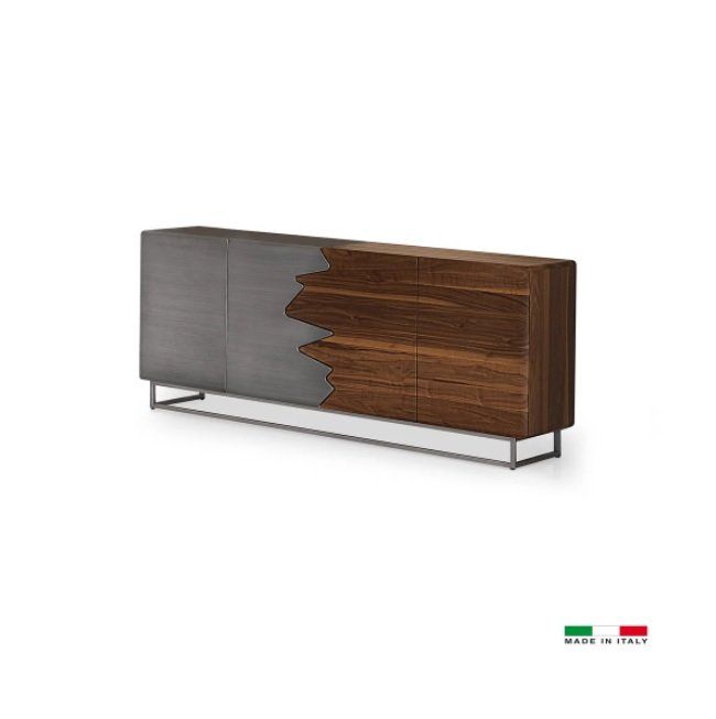 Bellini Modern Living Kali Sideboard Walnut Iron Kali-1000 SB WAL-IRN