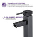 ANZZI Pygmy Series 5" Single Hole Bathroom Sink Faucet