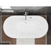 ANZZI Sofi Series 67" x 33" Freestanding Whirlpool Matte White Bathtub FT-AZ201