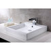 ANZZI Deux Series 18" x 22" Single Hole Rectangular Vessel Sink with Built-In Overflow in Glossy White Finish LS-AZ124