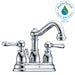 ANZZI Edge Series 4" Centerset Mid-Arc Bathroom Sink Faucet