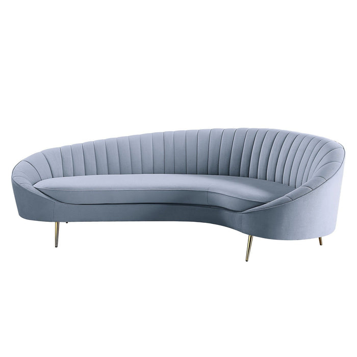 Acme Furniture Ballard Sofa in Light Gray Velvet LV00204