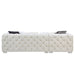 Acme Furniture Qokmis Sectional Sofa W/6 Pillows in Beige Velvet LV00391