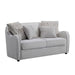 Acme Furniture Mahler Loveseat W/4 Pillows in Beige Linen LV00579