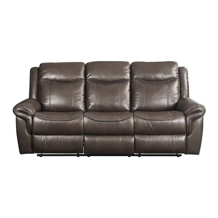 Acme Furniture Lydia Motion Sofa W/Usb in Brown Leather Aire LV00654