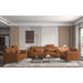 Acme Furniture Tussio Sofa W/5 Pillows in Saddle Tan Leather LV00943
