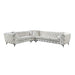 Acme Furniture Atronia Sectional Sofa - Wedge in Beige Fabric LV01160-3